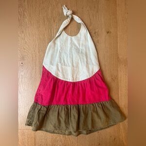 Tea Collection Dodi Linen Halter Dress